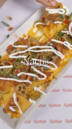 125 reactions | Nachos Supreme Corn tortilla chip topped with cheese...