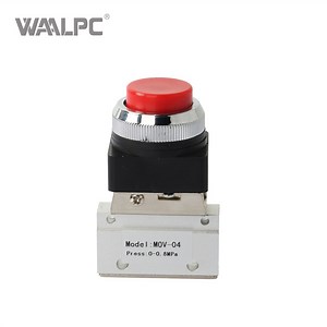 [Hot Item] Waalpc MOV-04 1/8'' 2/3way Pneumatic Control Valve Hand Level Control Push Button Valve Mechanical Valve Automation