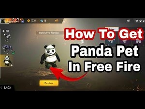 How To Get Panda Pet In Free Fire Full Details And Full Information|| realise Date confirm