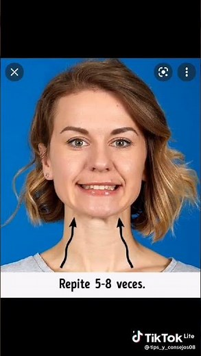 🔥•Ejercicios para eliminar la papada. #Shorts