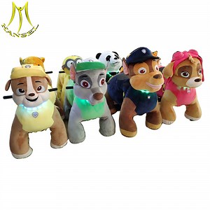 [Hot Item] Hansel Coin Operated Kiddie Rides Animal Scooter Plush Electric for Mall
