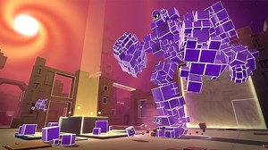 Atomega is a multiplayer shooter where being the little guy actually counts