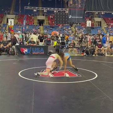 This spectacular reattack gave Justyce Zuniga the victory and passage into the consolation semifinals! | USA Wrestling - Washington State