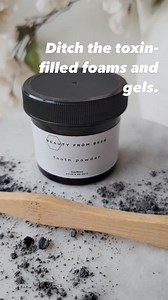 1.1K views | Ditch the sudsy foams! Tooth Powder gives you the...