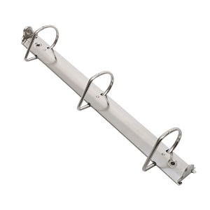 [Hot Item] Stationery Accessories 3 Hole D Shape Metal Ring File Clips 3D Ring File Folder Mechanism