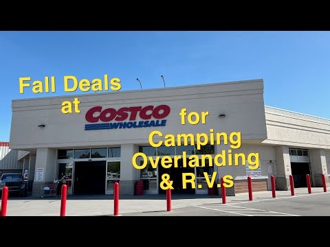 Costco Fall Camping, Overlanding, and R V deals.