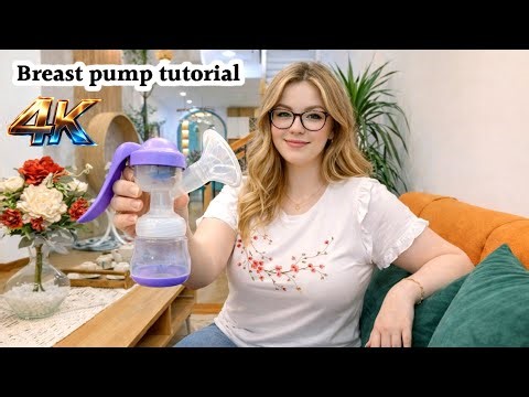 How to Use a Manual Breast Pump | Easy Step-by-Step Tutorial for New Moms | @breastpump