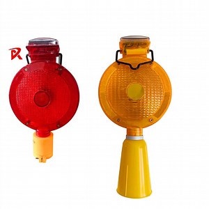 [Hot Item] LED Light Traffic Strobe Solar Flashing Road Warning Construction Barricade Lights