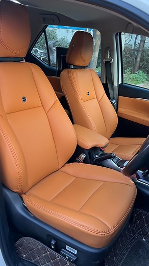 8.9K views · 25 reactions | Fortuner 2018 model Facelift Done in Sigma 2023 with Premium Leather Upholstery For Fortuner Modifications and Accessories Contact us on:- 9041419494 REVHEADS #revheads4x4 #toyota #fortuner #facelift #bodykit #fortunerlovers #modifiedcars #fortunermodified #carinterior | Revheads | Facebook