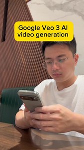 Google just dropped Veo 3 a few weeks ago! The best AI video model in the world. Veo 3 lets you add sound effects, ambient noise, and even dialogue to your creations, generating all audio natively. It also delivers best-in-class quality, excelling in physics, realism and prompt adherence. #google #gemini #googleaipro #gift from Google Singapore | Adam.Digital