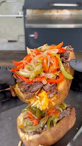 33K views · 989 reactions | Cheesesteak Loaded Potatoes | Grillnation | Facebook