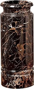 Design Toscano Authentic 44-lb. Solid Ebony Marble Cane and Umbrella Vessel