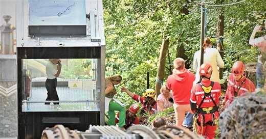 Spa : un couple et deux enfants bloqués dans le funiculaire ont été évacués