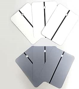 Amazon.com: Automotive Sprayout Cards, 100 Pack Professional Industrial Matching Metal Spray Out Cards, Black Checkered Metal Test Panel Metal Colorimetric Cards for Automotive Refinishing (100pc Dark Gray) : Automotive