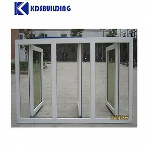 [Hot Item] Kdsbuilding High Quality Simple Grill Design Swing White Vinyl Windows Tempered Glass PVC Casement Windows