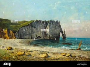 La Reunion Gustave Courbet Etretat