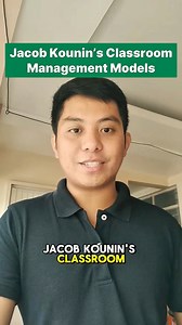 66K views · 2.7K reactions | Jacob Kounin’s Classroom Management Models ✅ #education | Sir Nestorism | Facebook