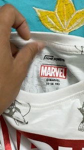 12K views · 17 reactions | Who says adults can’t shop in the kids’ section?  Just scored a Marvel T-shirt from the 15-16 years section, and it fits like a glove!  Age is just a number, and apparently, so is the size! ‍♂️ Rocking my superhero vibes at 32!  Never too old for a little fun—and the kids’ deals are unbeatable!  marvel tshirt, funny, pune blogger, phoenix mall wakad, pcmc | Thelocalguide | Facebook