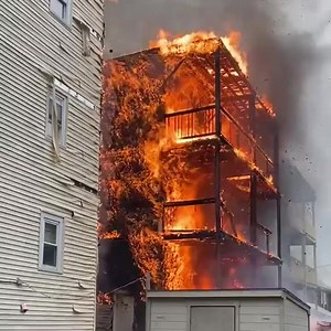 17K views · 375 reactions | BREAKING: Boston firefighters are battling a multi-alarm blaze that has spread to two nearby buildings. | Boston 25 News | Facebook