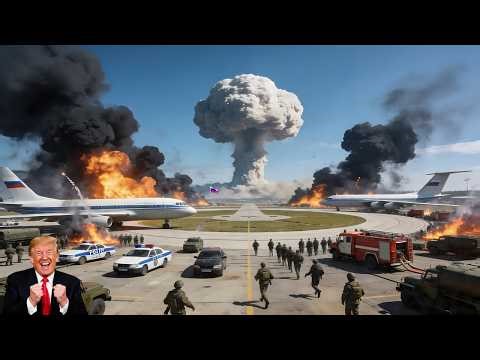 Today, April 21, 2026! Massive Explosion at Moscow International Airport, Russia - Arma 3