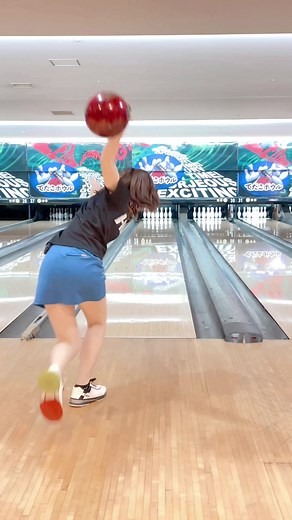 高身長女子のボウリング練習と技術