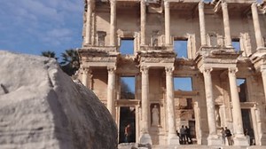 Architectural View Facade Magnificent Library Celsus Stock Footage Video (100% Royalty-free) 3995537929 | Shutterstock