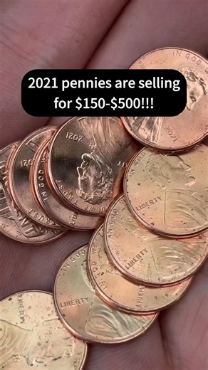 These 2021 pennies are selling for $150-$500!!! #coins #coincollecting #penny #2021coin | HeritCoin