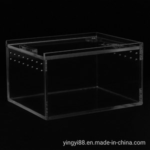 [Hot Item] ISO BSCI Factory Wholesale Custom High Quality Acrylic Reptile Enclosure