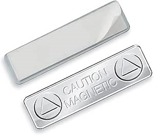 Super Strong Magnetic ID Badge Holder Name Tag Backing Attachment with Adhesive - Heavy Duty Magnetic Backs for Name Badges - Easy Attachment to Clothes, Uniforms by Specialist ID