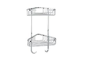 [Hot Item] Stainless Steel Bathroom Shower Corner Shelf Hotel Bathroom Storage Shelf