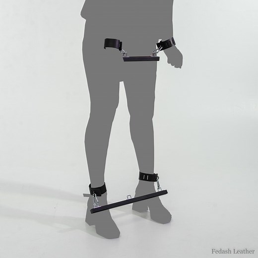 BDSM Leg Spreader Bar With Cuffs, Adjustable Bondage Restraint Bar, Metal Ankle Wrist Spreader, Couples Restraint Gear, Kink Furniture - Etsy