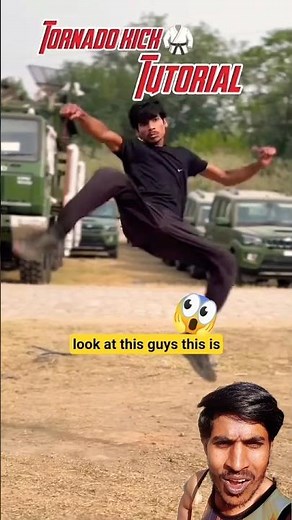 Turnado Tutorial Kick 😱 | Indians Never Give Up #martialarts #selfdefense #trending #taekwondo
