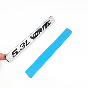 [Hot Item] Factory Wholesale Customer Logo Fit for 5.3L Vortec Hood Emblem Engine 3D Badge for Silverado Z71 Sierra Fender Badge Sticker Logo Car Accessories