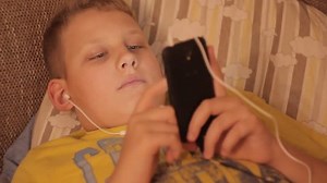 Boy Listening Music Your Phone Stock Footage Video (100% Royalty-free) 32432992 | Shutterstock