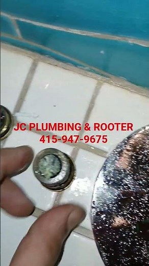 Shower valve check valve clogged with calcium, rubber, sediment.