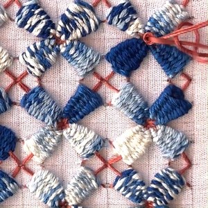 Beautiful 3d design stihes hand embroidery #foryou #new #viralvideo #3d | Hand Embroidery Teaching