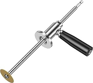 Inside PVC Pipe Cutter with Diamond Grit Cutting Wheel and Handle, Fit for 1-1/2 Inch to 8 Inch PVC Pipe, 7 Inch Adjustable Cutting Depth, Inside PVC Pipe Cutting Tool for Impact Drivers and Drills