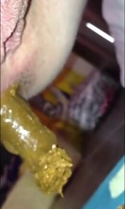 Delicious sticky poop closeup