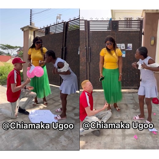 Albino proposed to his longtime girlfriend and her actions towards him will make you question if some women have a heart at all | Chiamaka Ugoo Tv