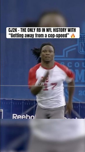 CJ2K: The Only RB in NFL History with “Getting away from a cop - speed” 🔥