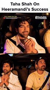 Taha Shah opens up about the phenomenal success of Heeramandi! 🌟🎬 Hear his thoughts on this remarkable journey. | Mashable Middle East