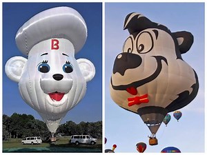 5.2K views · 311 reactions | Special Shape Hot Air Balloons are always a fun favorite to see at the InTouch Credit Union Plano Balloon Festival and this year we have a bear, skunk, baby dinosaur, butterfly, pirate, parrot, bumble bee, purple people eater, and a cow jumping over the moon! www.planoballoonfest.org September 23-25 #PlanoBalloon | Plano Balloon Festival, Inc. | Facebook