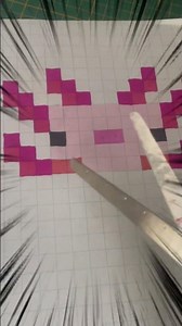 Drawing an axolotl from Minecraft in pixel art🖌️