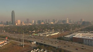 Smoky, hazy skies in Houston due to Texas wildfires
