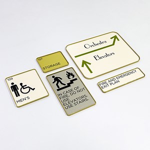 [Hot Item] Custom Sign Braille Signage Ada Compliant Signs for Wayfinding