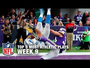 Top 5 Most Athletic Plays (Week 9) | NFL Now
