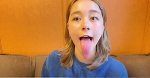 Owner of ridiculously long tongue is also a former idol, does cool tongue tricks