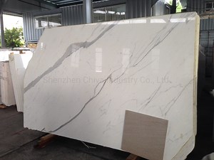 [Hot Item] Italian White Marble Floor Wall Tile Kitchen Island/Top Countertop Slabs