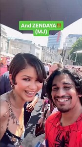 I met ‘Spider-Man: Brand New Day’ cast🕷️🕸️😱 #spiderman #tomholland #zendaya #jacobbatalon #mcu