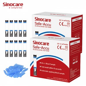 [Hot Item] Sinocare Glucose Meter Blood Glucose Test Strips Manufacturer Glucometer Meter Blood Machine